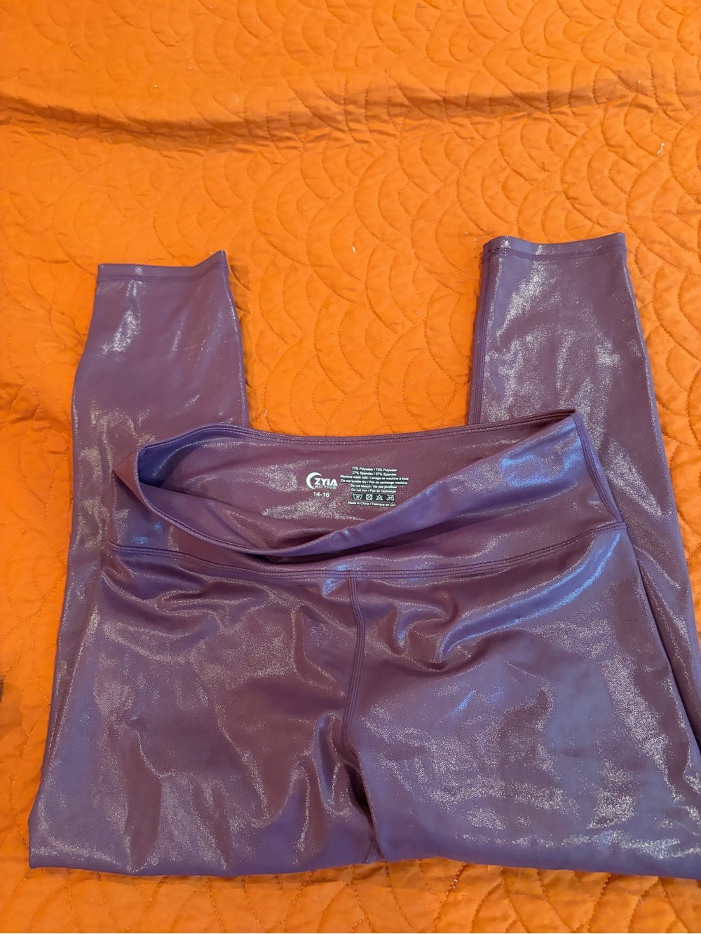 Zyia Purple Active Leggings